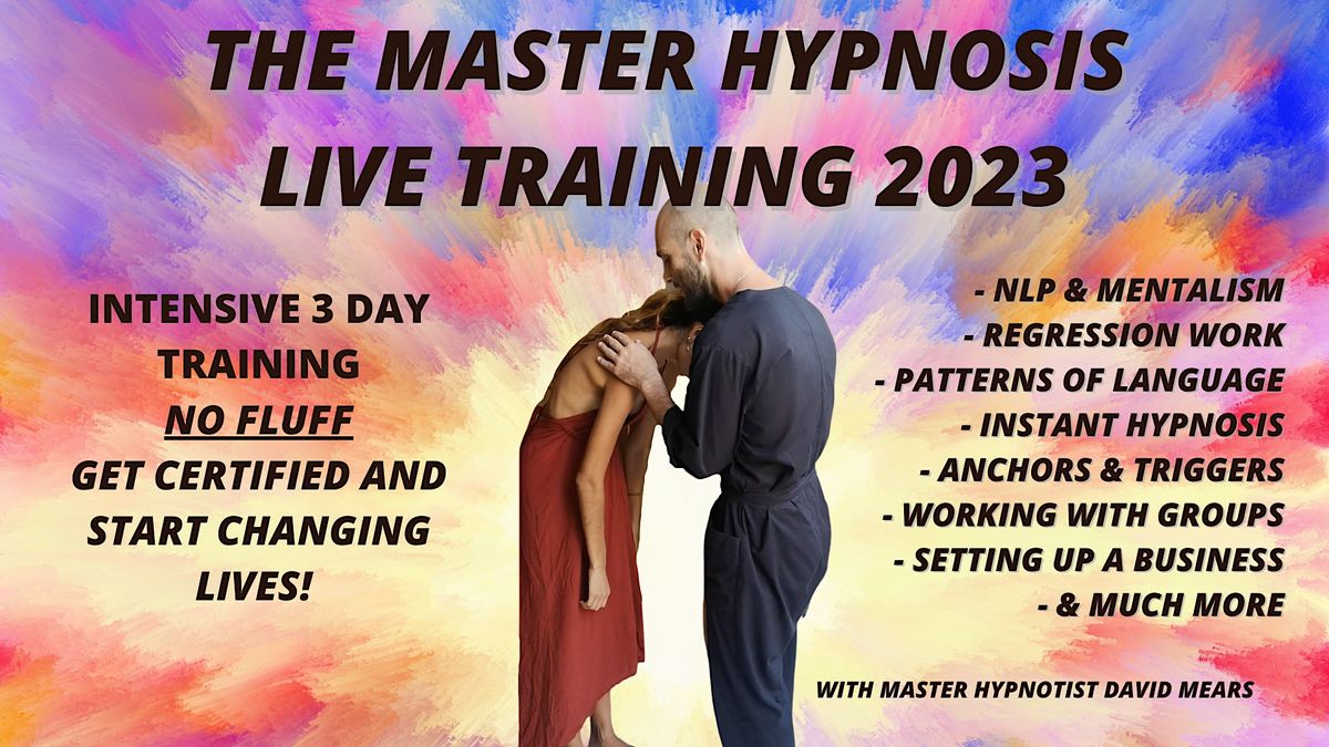MASTERS OF HYPNOSIS 3 DAYS INTENSIVE TRAINING CAPE TOWN, ZAR, Cape