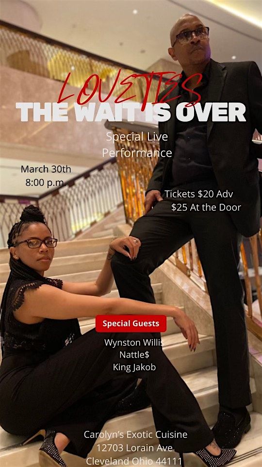 Loveties The Wait Is Over, CHEF CAROLYN'S EXOTIC CUISINE RESTAURANT