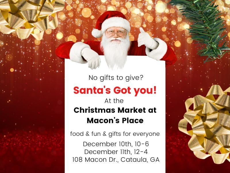 The Christmas Market at Macons Place, Macon’s Place, Cataula, December