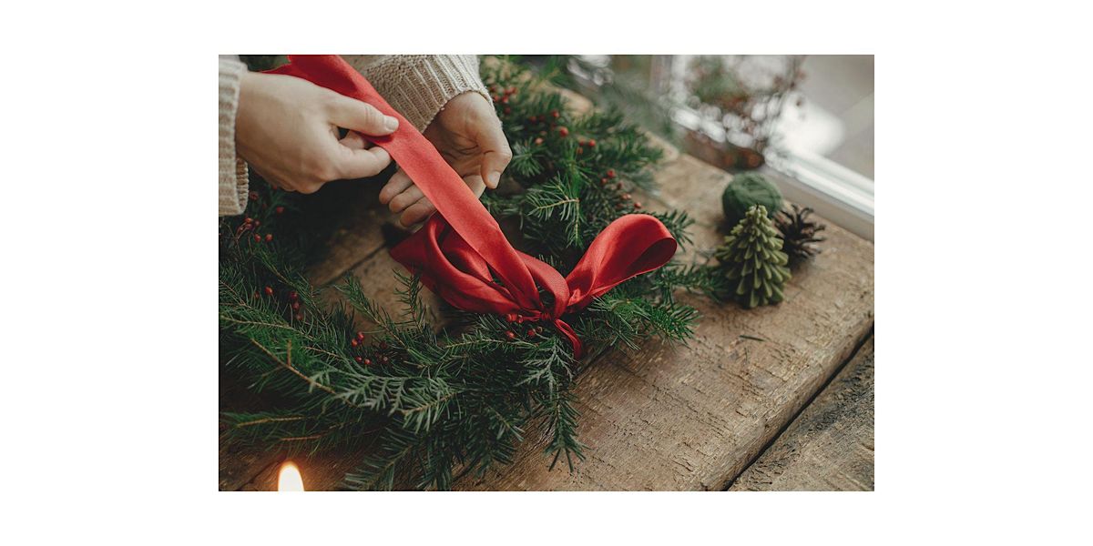 Prelit Artificial Wreath Decorating Class, Evans Whispering Pines, LLC