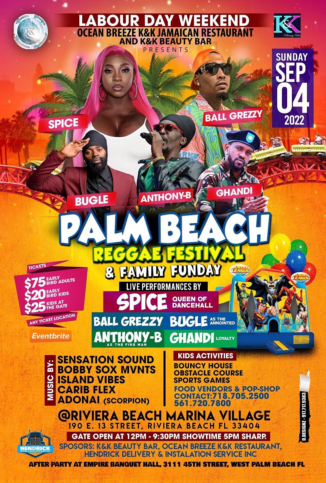 Palm Beach Reggae Festival, Riviera Beach City Marina, 4 September 2022