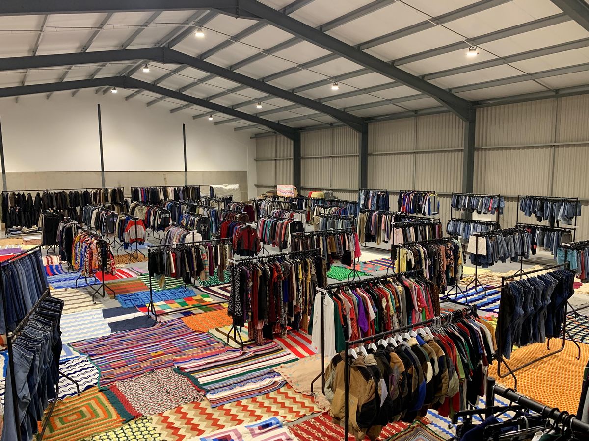 Charity Vintage Kilo Sale On Christmas Eve, Vintage Superstore Cornwall