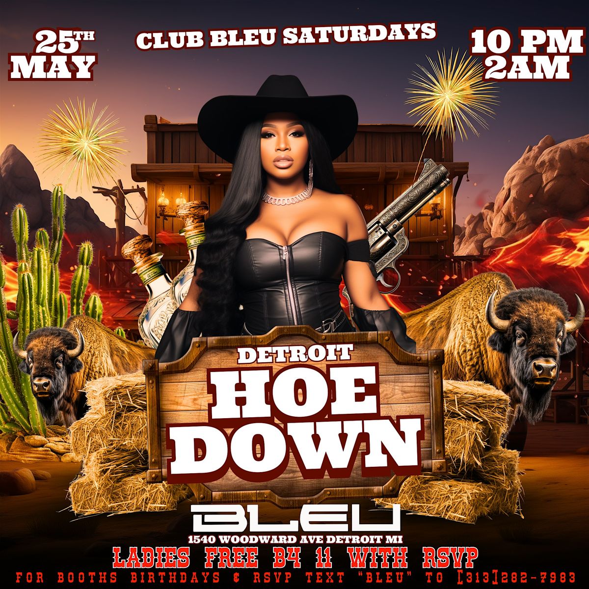 DETROIT HOEDOWN @ CLUB BLEU LADIES FREE B4 11 RSVP | Event in Detroit | AllEvents