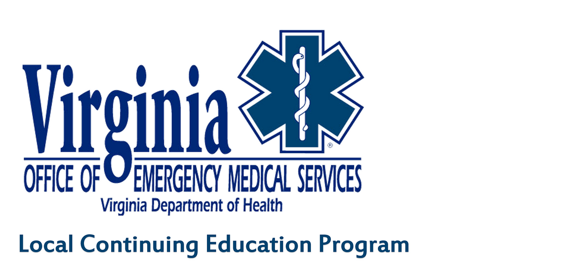 Virginia Office of EMS Category 1 CE class Medical Topics, Prater Fire Rescue, Grundy, April 19