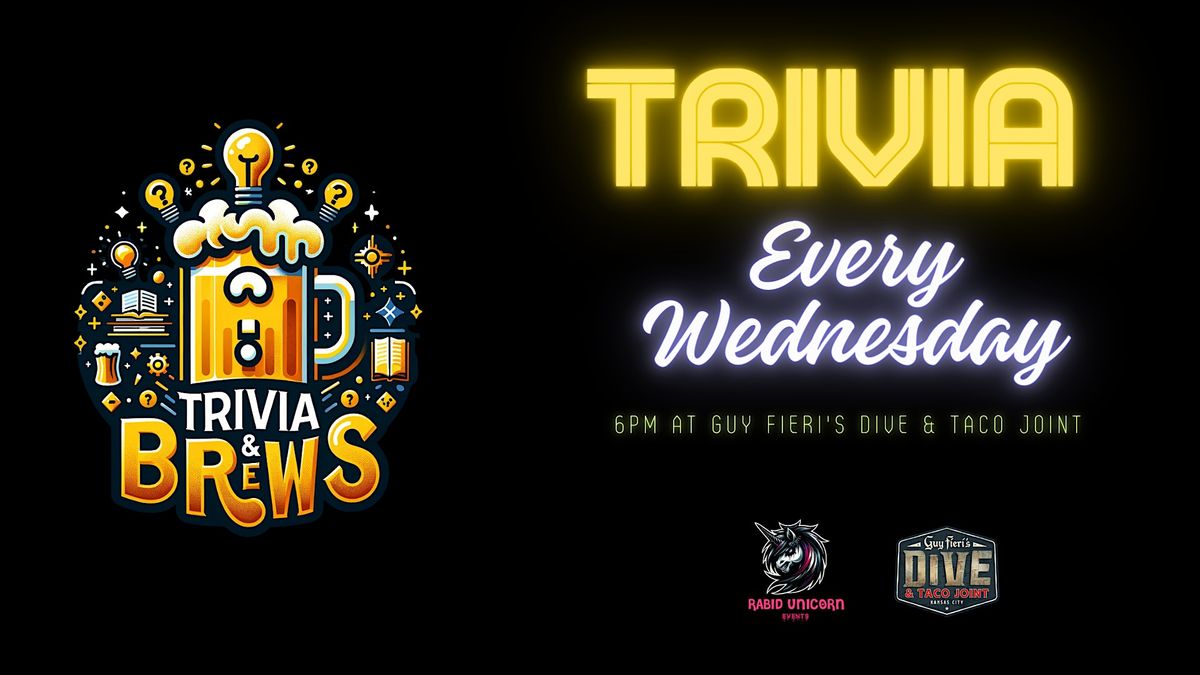 Trivia at Guy Fieris Dive &amp; Taco Joint, Guy Fieri's Dive &amp; Taco Joint, Kansas City, 7 February ...