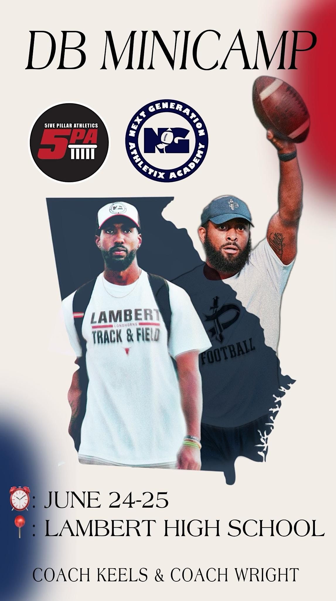 Nextgen & 5ive Pillar Defensive Back Minicamp, Lambert High School