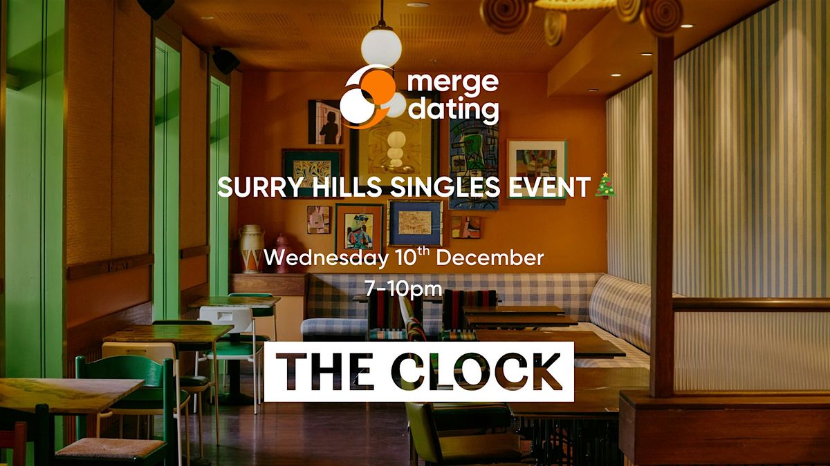 Surry Hills Singles Event | The Clock | Wednesday 10th Dec. | Ages 40-50, 10 December | Event in Surry Hills