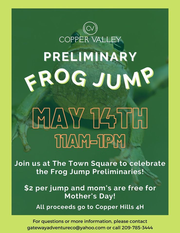 Preliminary Frog Jump, The Town Square at Copper Valley, Copperopolis