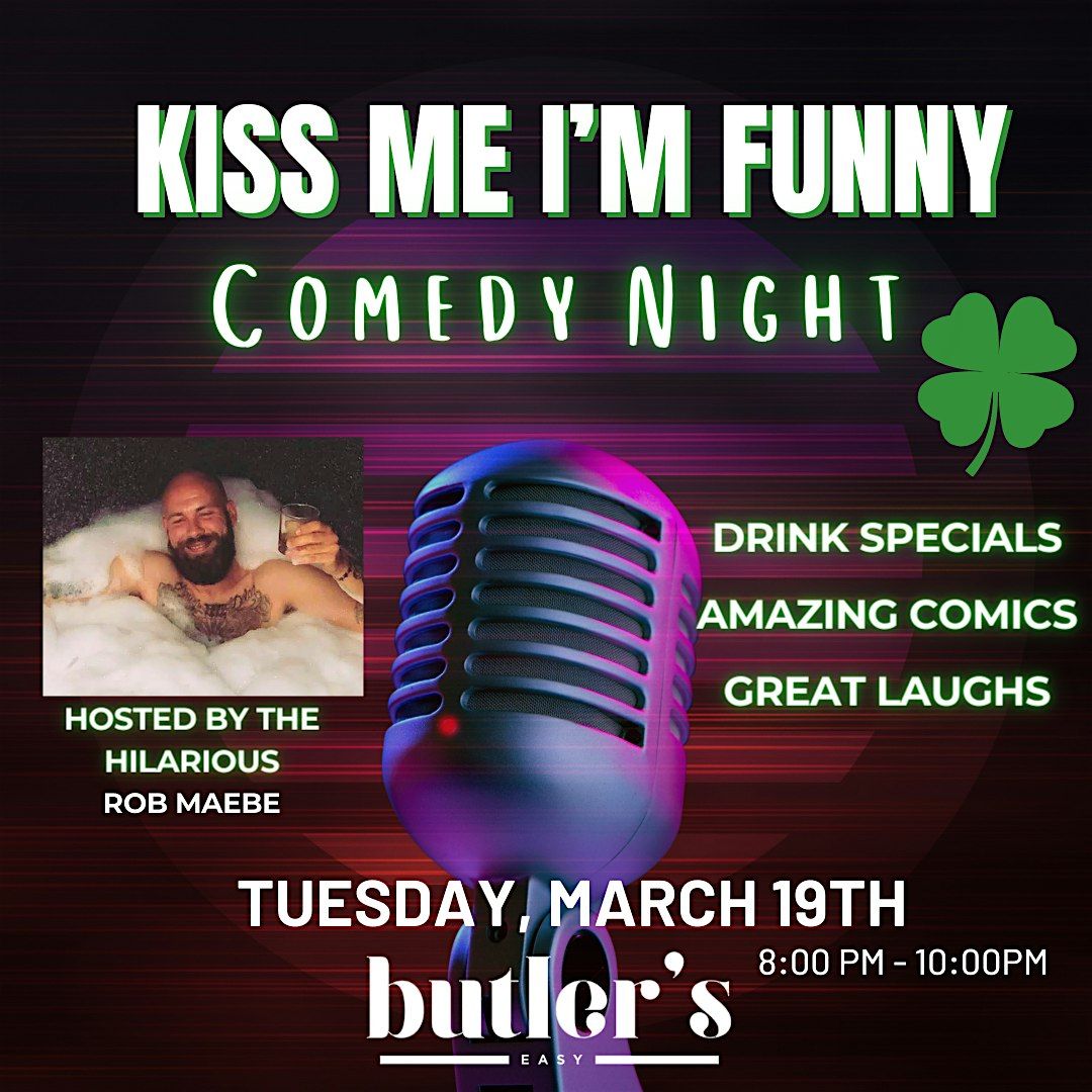 Comedy Night at Butlers Easy feat. Rob Maebe and friends, Butler's Easy ...
