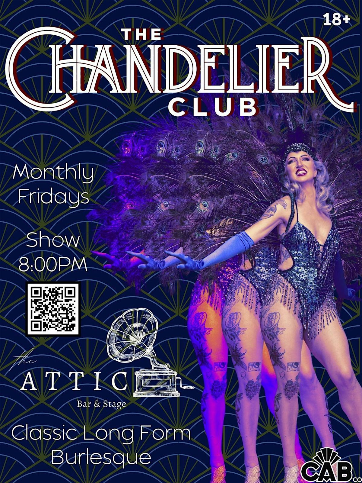 The Cab Co presents: Chandelier Club Burlesque  at The Attic Bar & Stage | Event in Calgary | AllEvents