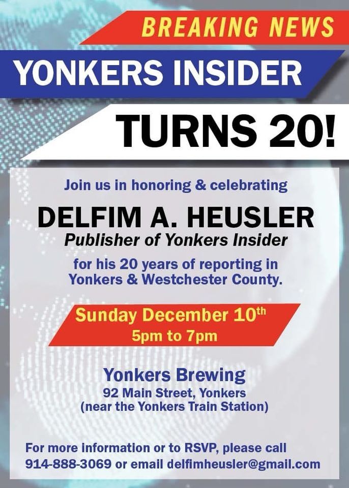 Celebration of Delfim A Heusler Covering News in Yonkers & Westchester