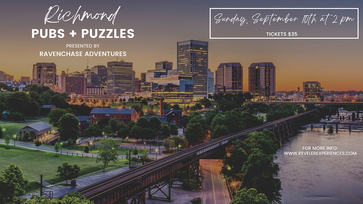 Ravenchase Adventures presents Pubs & Puzzles in Richmond, VA, East