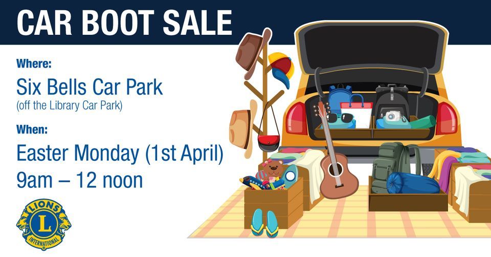 Billingshurst Easter Monday Car Boot Sale, Six Bells Car Park, Billingshurst, 1 April 2024