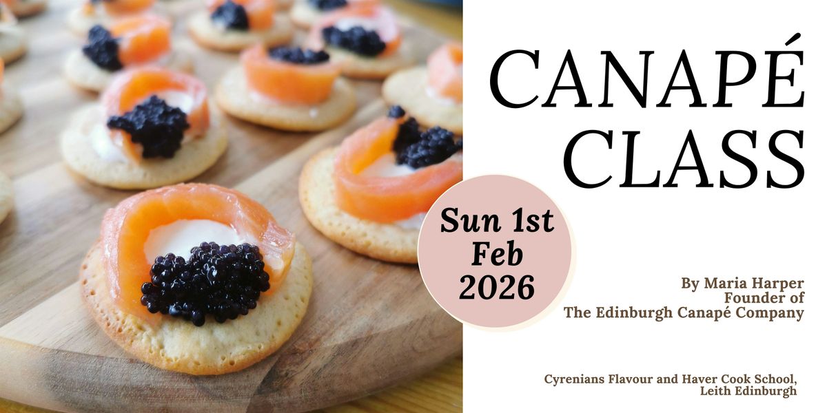Canapé Cookery Class, 13 February | Event in Edinburgh | AllEvents