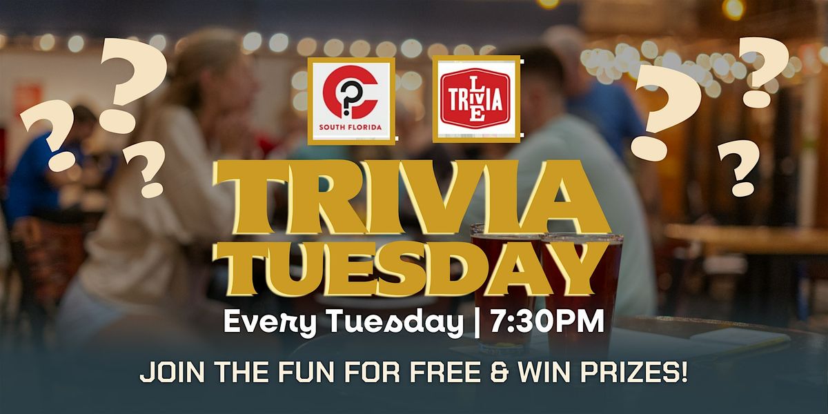 Trivia | Every Tuesday | Event in Pompano Beach | AllEvents