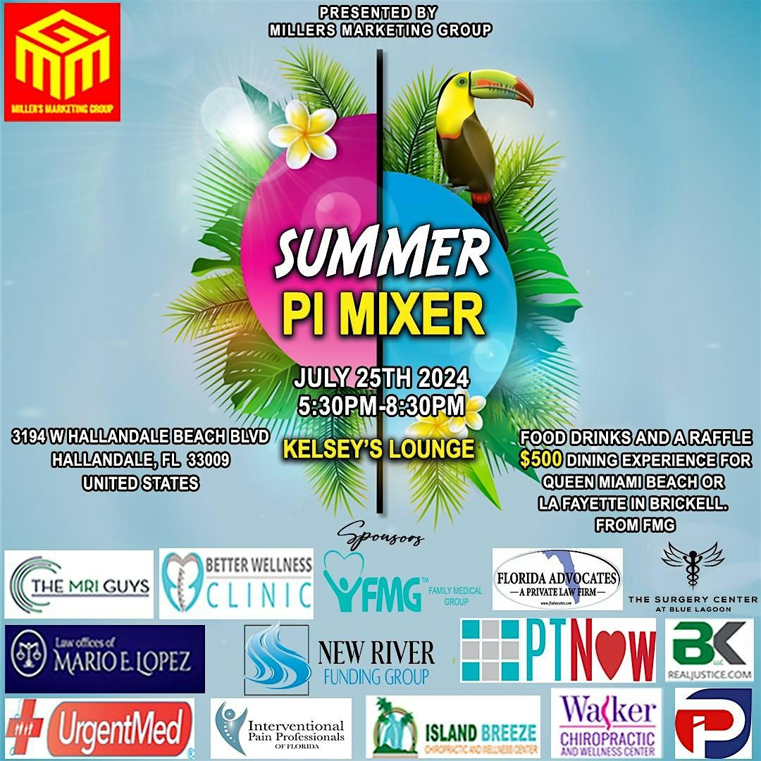 SUMMER PI MIXER, Kelsey's Lounge, Hallandale Beach, 25 July 2024