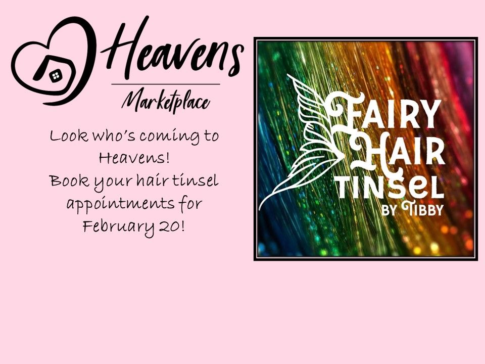 Fairy Hair Tinsel by Tibby, Heavens Marketplace Mt Pleasant, Mount
