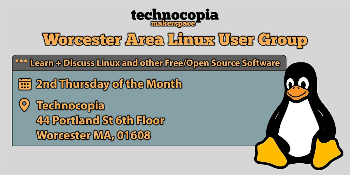 Worcester Linux Users Group | Event in Worcester | AllEvents