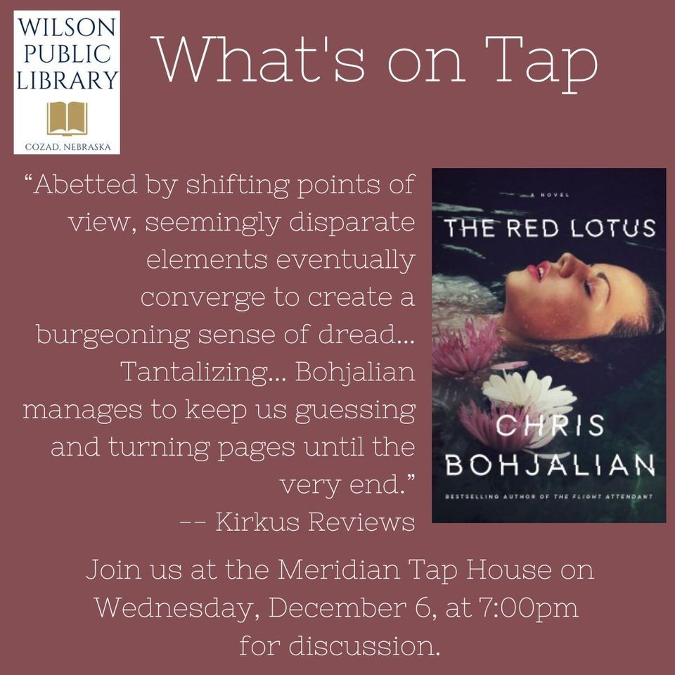 Books on Tap, Meridian Tap House, Cozad, December 6 2023 AllEvents.in