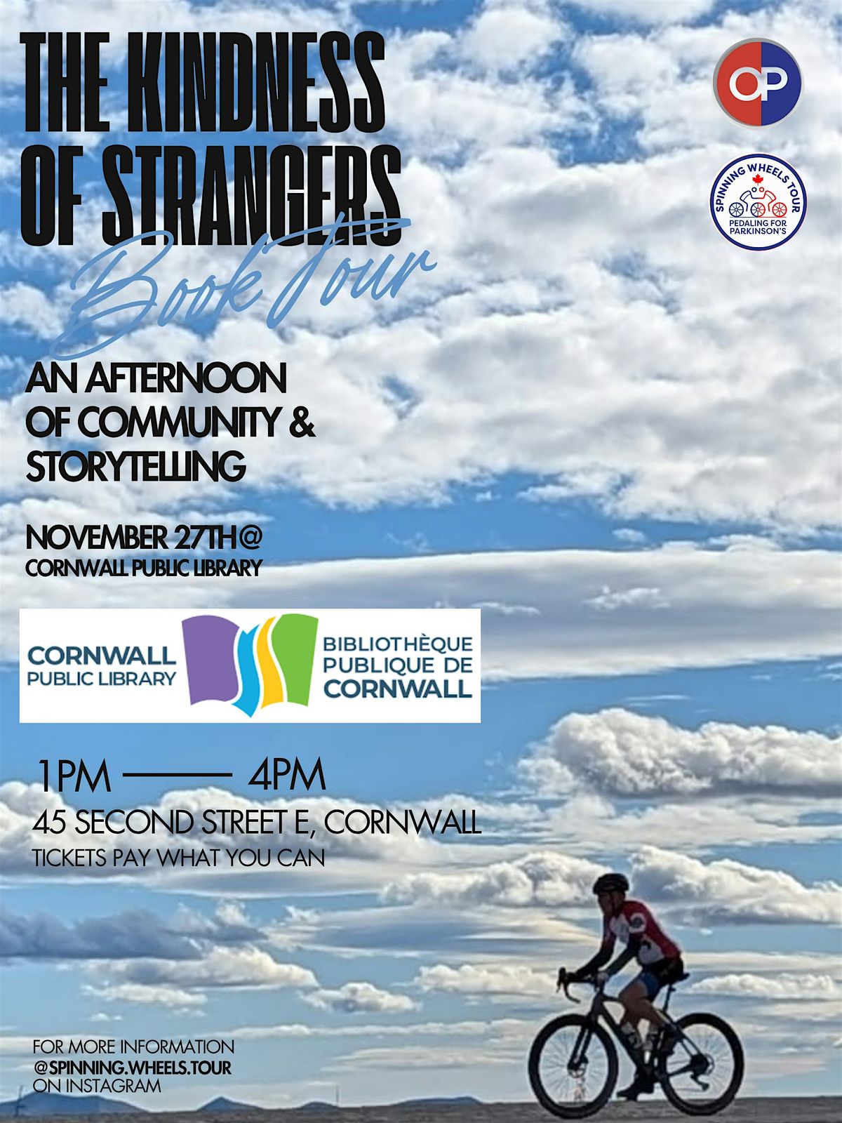 The Kindness of Strangers Book Tour @ Cornwall Library, 27 November | Event in Cornwall | AllEvents