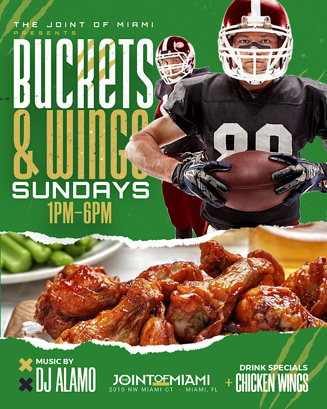 Buckets & Wings Sundays Sports Watch Party, The Joint of Miami, 5 March 2023 AllEvents.in
