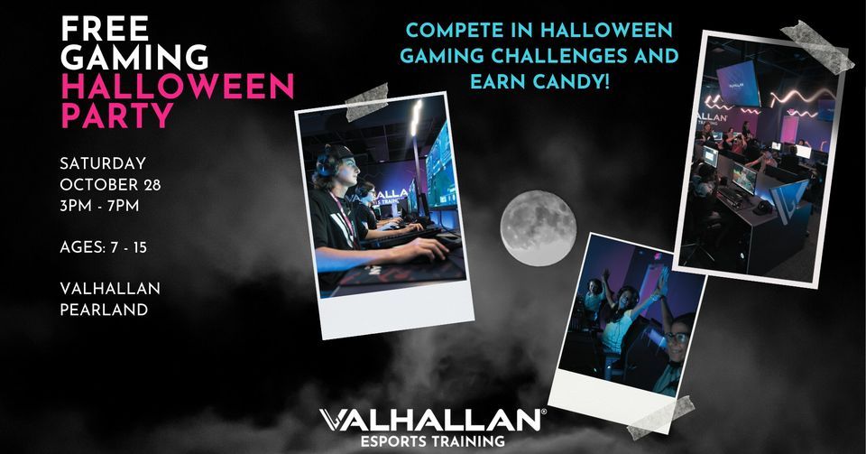 Youth Halloween Gaming Party [Free], Valhallan Esports Training (Pearland), October 28 2023