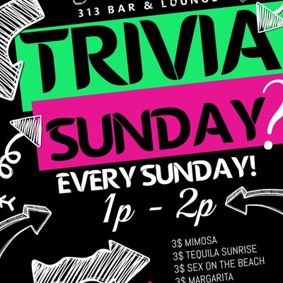 Trivia Sunday 313, 313 Bar & Lounge, Ames, September 10 2023