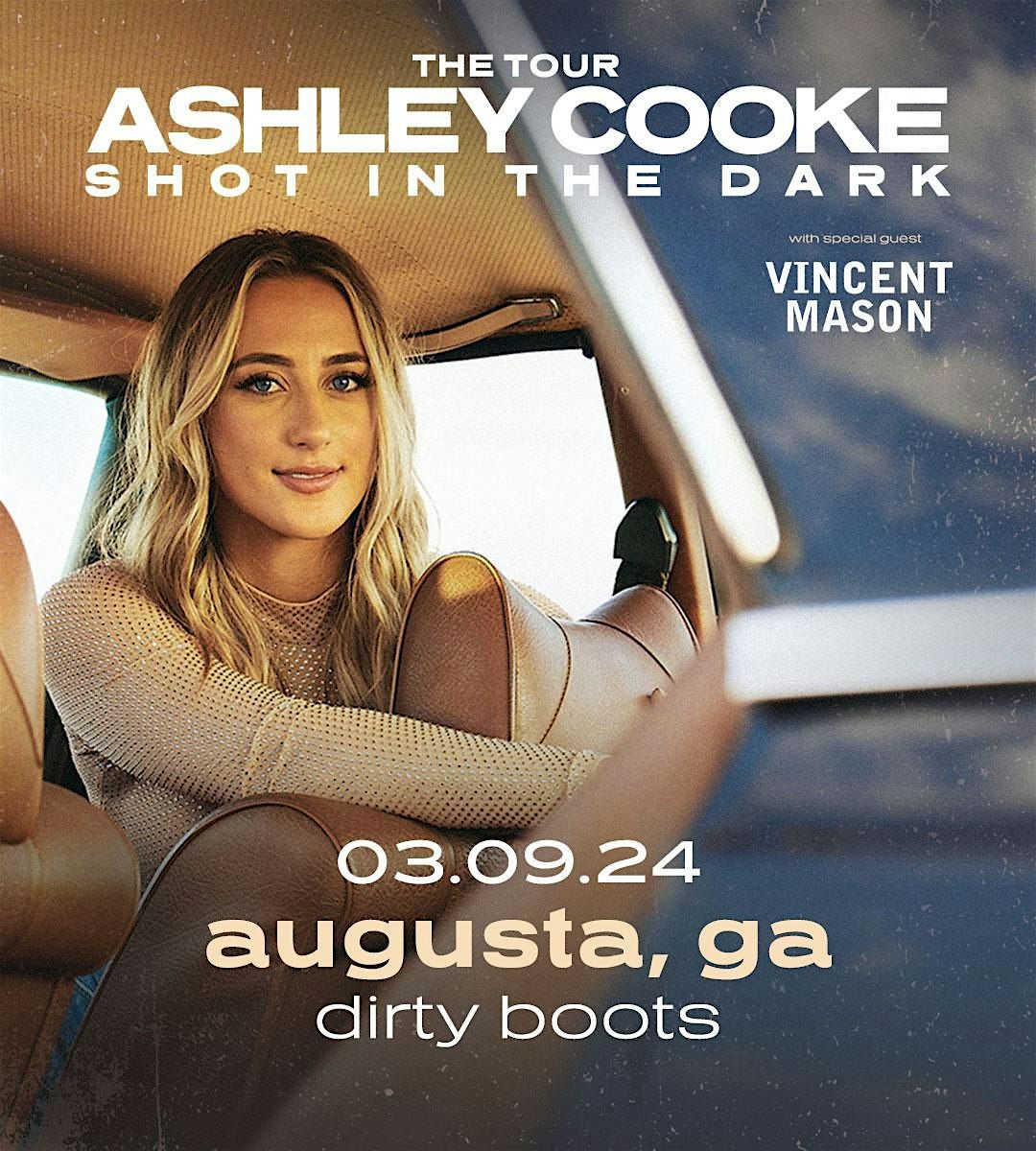 Ashley Cooke Live at Dirty Boots Augusta, 917 Broad Street, Augusta, GA