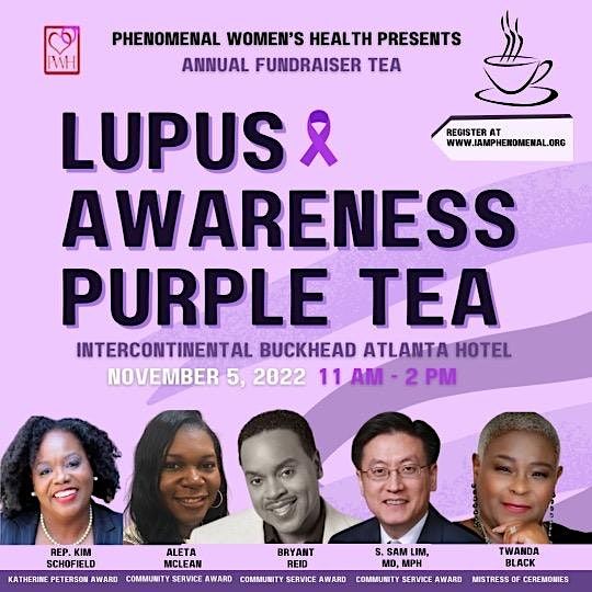The Purple Tea for Lupus Awareness, Intercontinental Buckhead Atlanta