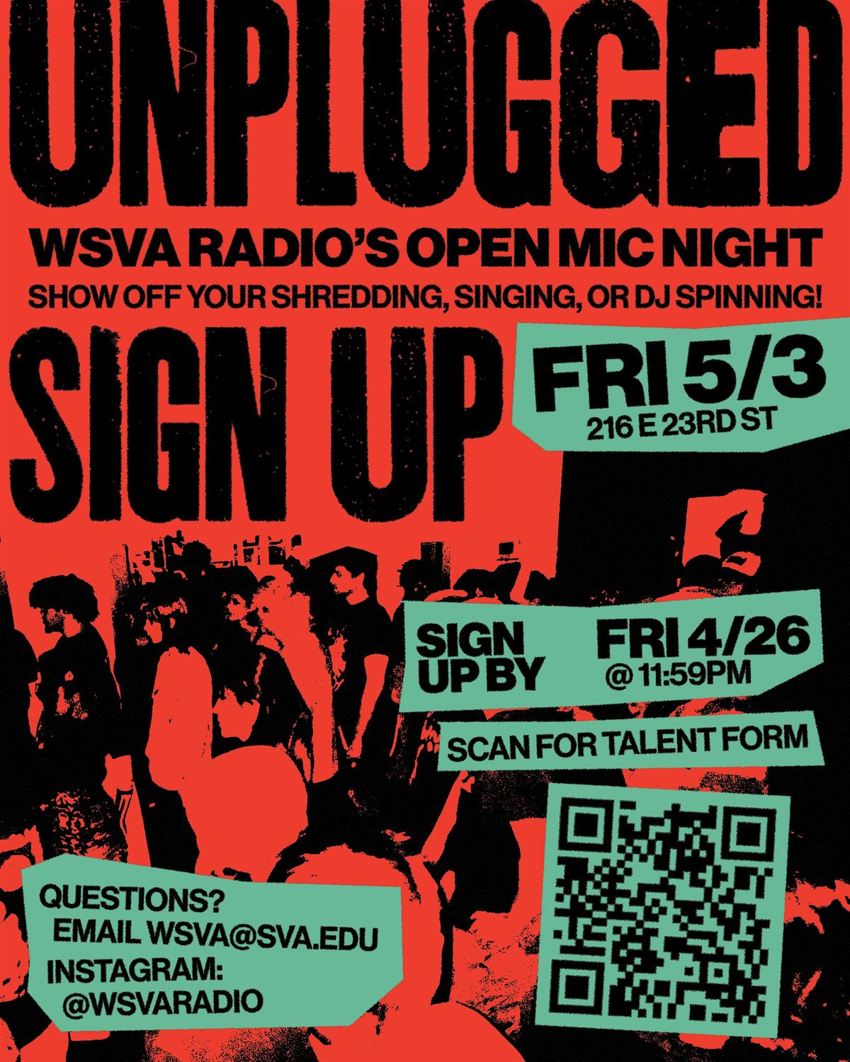 WSVA UNPLUGGED SVA Student Center New York 30 April 2024 AllEvents in wsva-unplugged-sva-student-center-new-york-30-april-2024-allevents-in