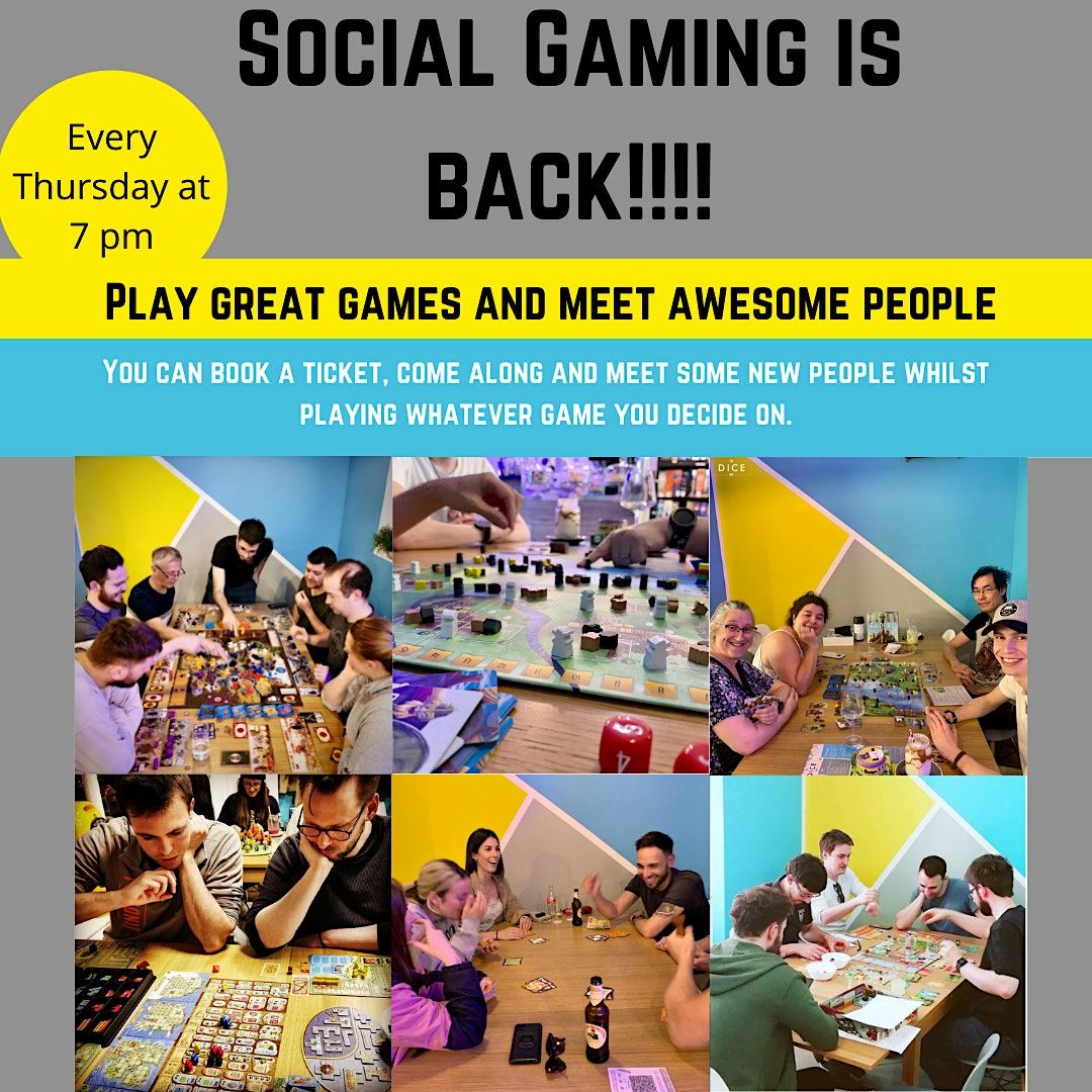 Social Gaming Thursday, The Dice Box, Leamington Spa, 16 March 2023