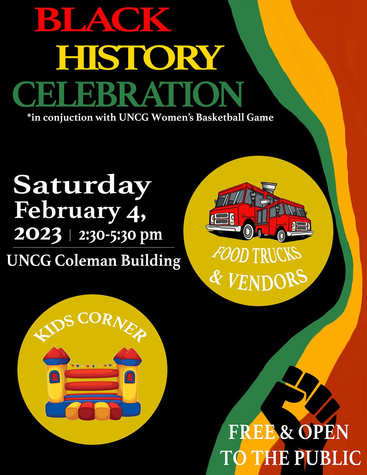 Black History Celebration, Mary Channing Coleman Building, Greensboro