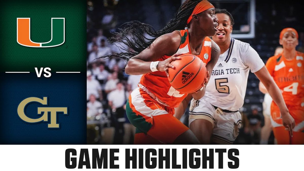 Miami Hurricanes at Georgia Tech Yellow Jackets Womens Basketball, 1 March | Event in Atlanta | AllEvents