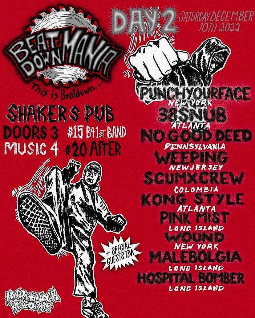 BeatdownMania 2022, Shakers Pub, Oakdale, December 9 to December 10