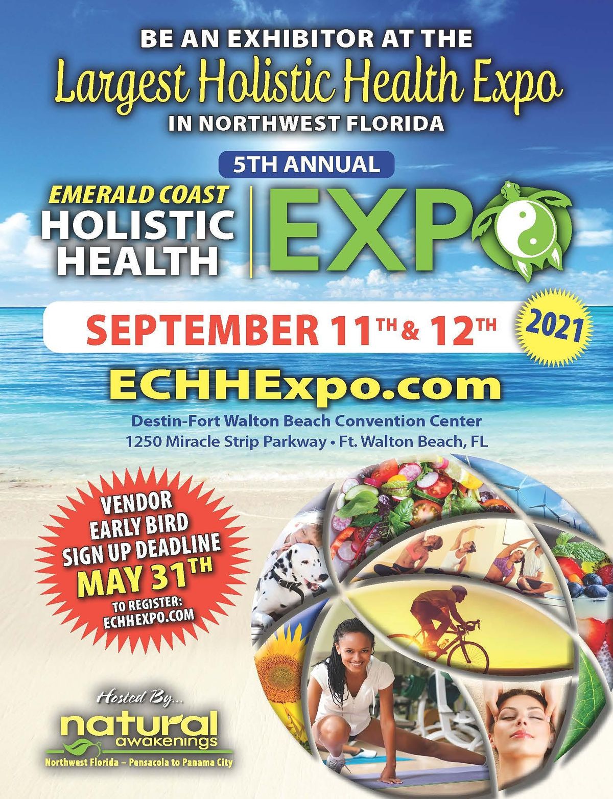 2021 Emerald Coast Holistic Health Expo Destin Ft Walton Convention Center Formally The Emerald Coast Convention Center Fort Walton Beach September 11 To September 12 Allevents In Fort Walton Beach Events Jaugust 2022