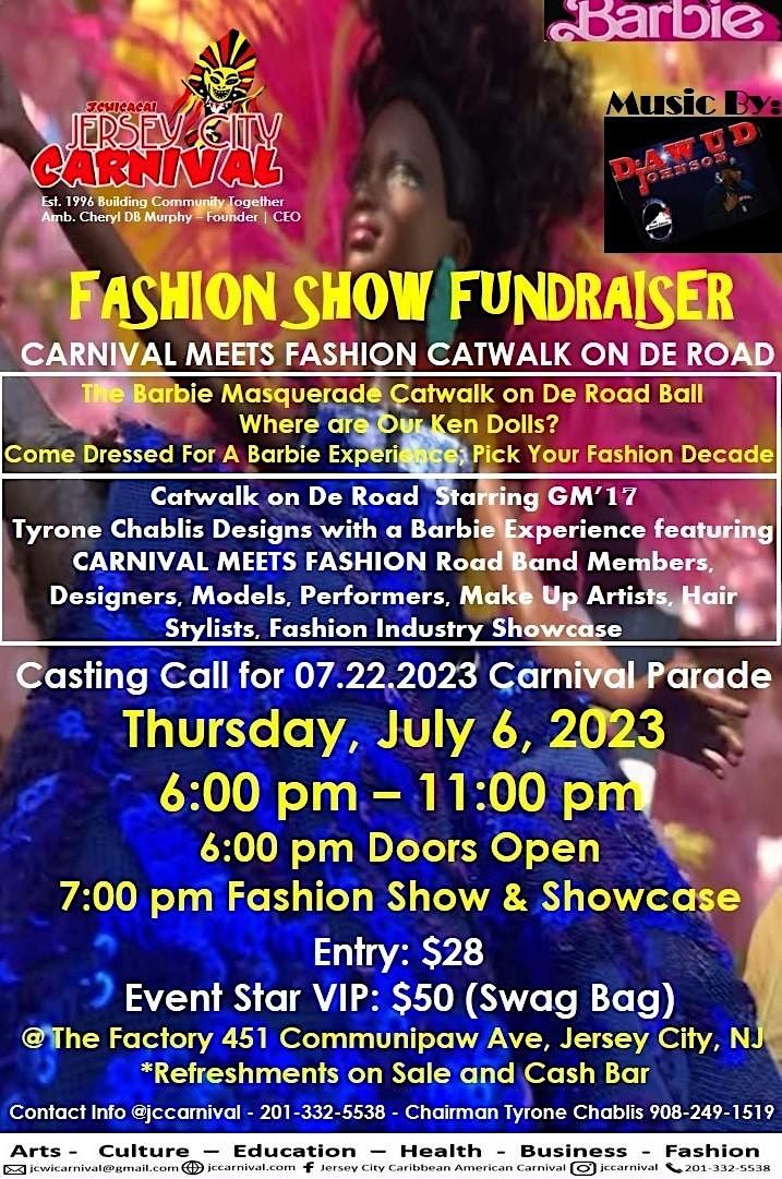 Fashion Show Fundraiser Catwalk on De Road, The Factory, Jersey City, 6