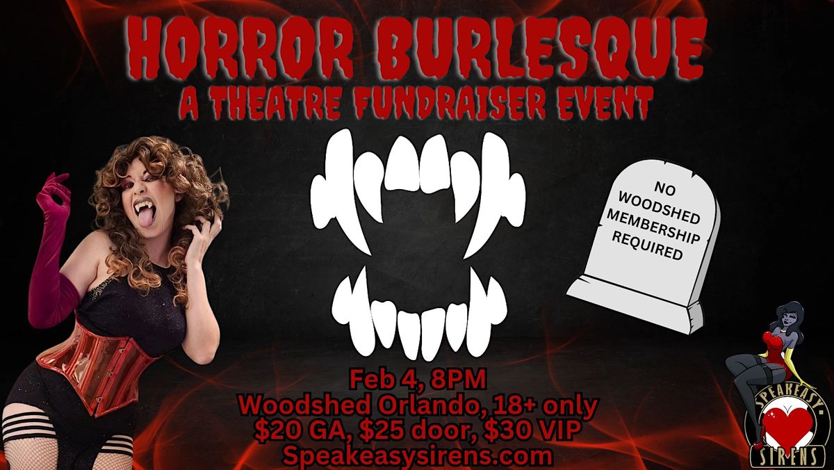 Classic Horror Burlesque, The Woodshed Orlando, February 4 2024
