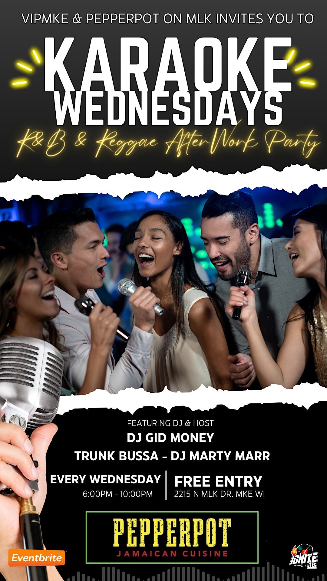 KARAOKE WEDNESDAYS AT PEPPERPOT ON MLK | Event in Milwaukee | AllEvents