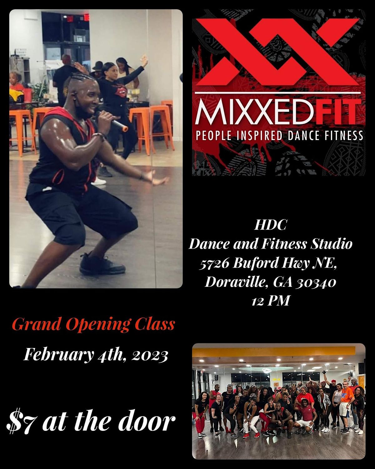 Grand Opening Mixxedfit Class, HDC Dance and Fitness Center, Doraville