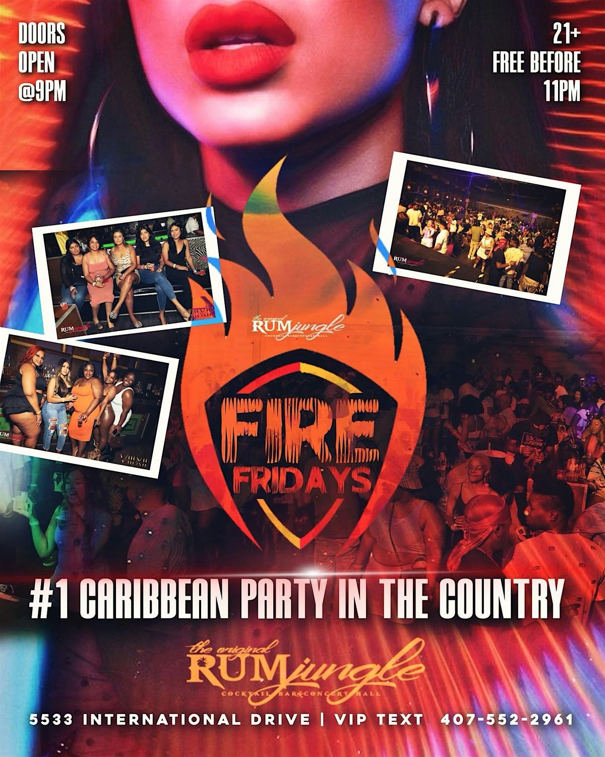 Fire Fridays 1 Caribbean Party in Orlando Fl, Rum Jungle, Orlando