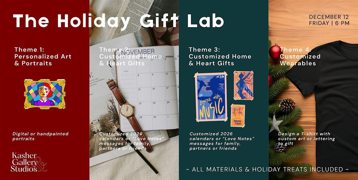 Gift Lab: Design & Create Your Own Holiday Gifts, 12 December | Event in Northport | AllEvents