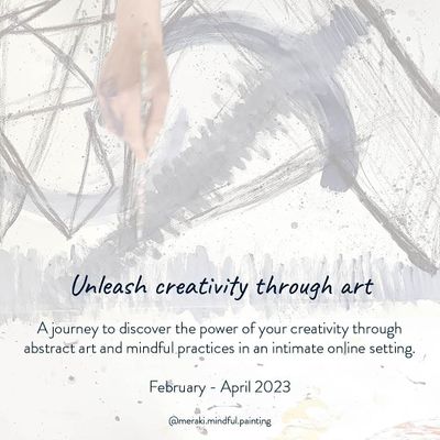 Unleash creativity through art - online journey