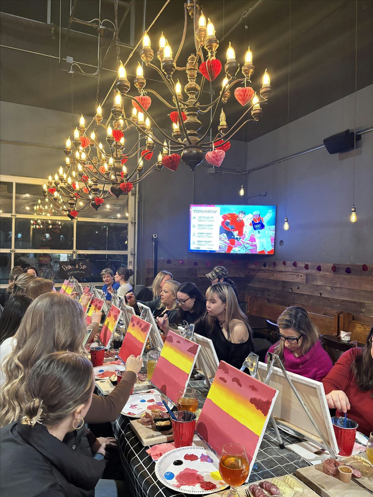 Cherry Blossom Paint & Sip @ Par4 Kitchen - Sunday March 29th, Par4 ...