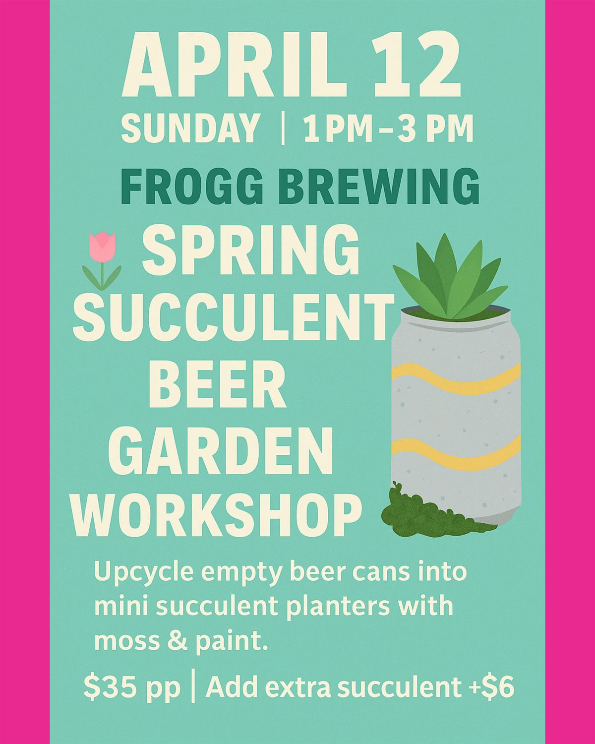 Spring Succulent Beer Garden, 12 April | Event in Swanzey | AllEvents