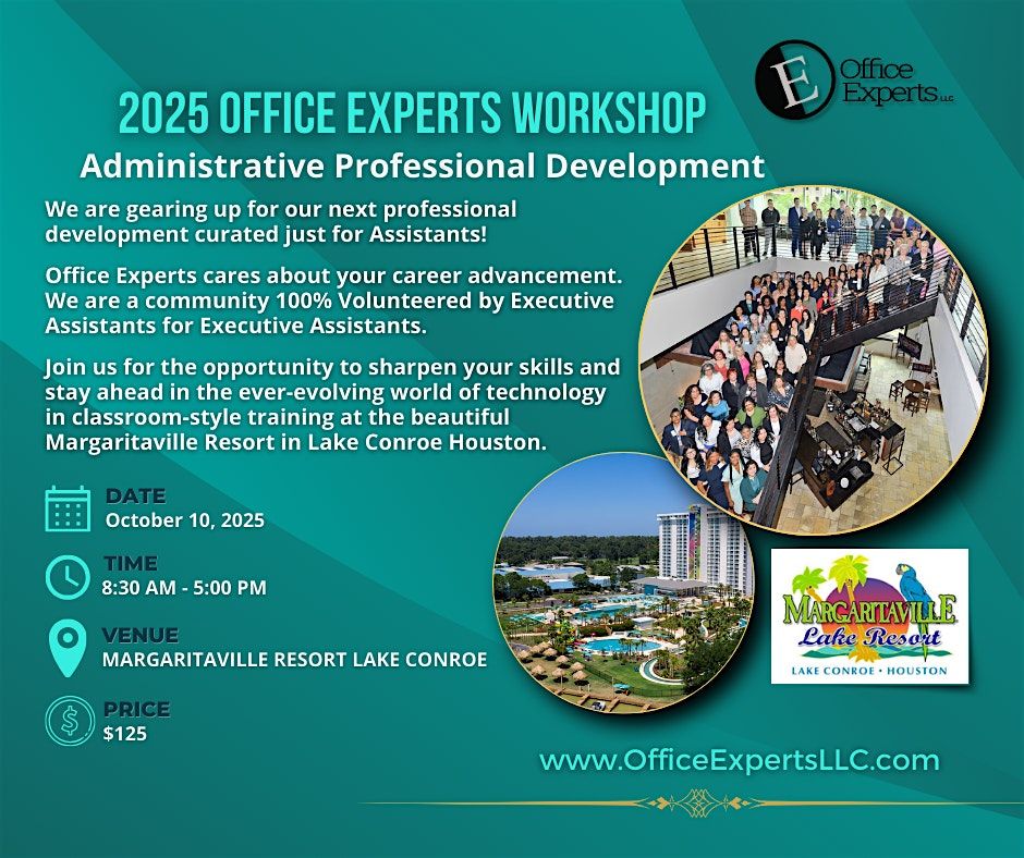 Office Experts Technology Workshop 2025, 10 October | Event in Montgomery | AllEvents