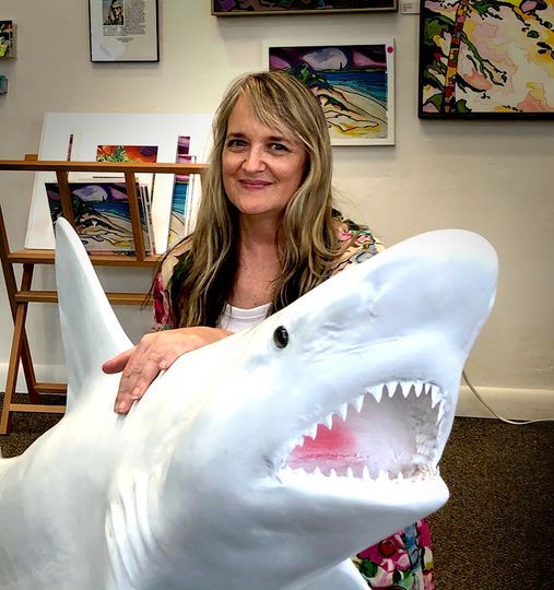 Shark Attack At The Hub Special Shark Painting Event The Hub On Canal New Smyrna Beach June 5 21 Allevents In