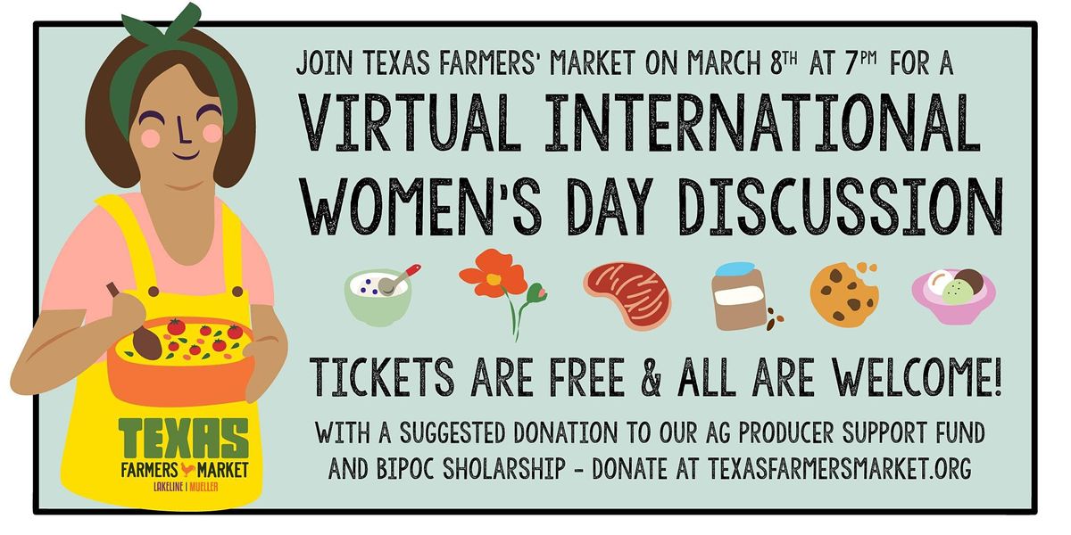 International Womens Day Discussion with Texas Farmers
