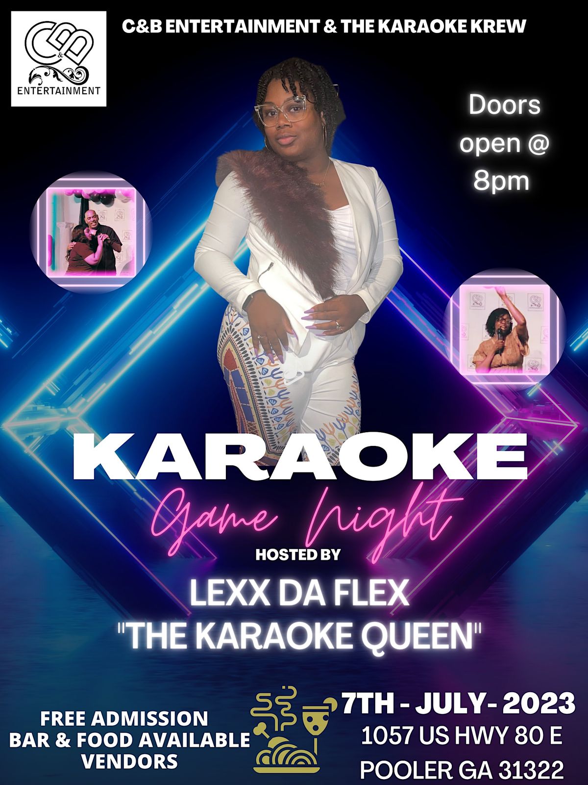 Karaoke/Game Night, C&B Entertainment of Savannah, LLC, Pooler, July 7