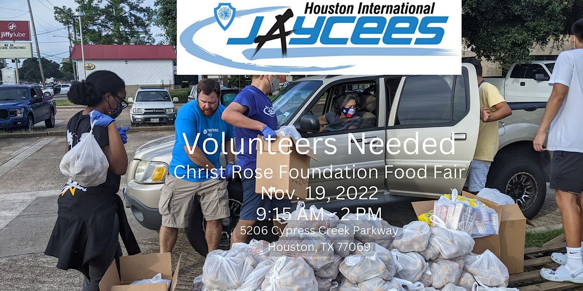 Community Drive Thru Food Fair w/ Christ Rose Foundation, 5206 Cypress