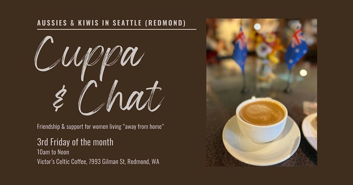 Aussies & Kiwis in Seattle - Cuppa and Chat (Redmond) | Event in Redmond | AllEvents